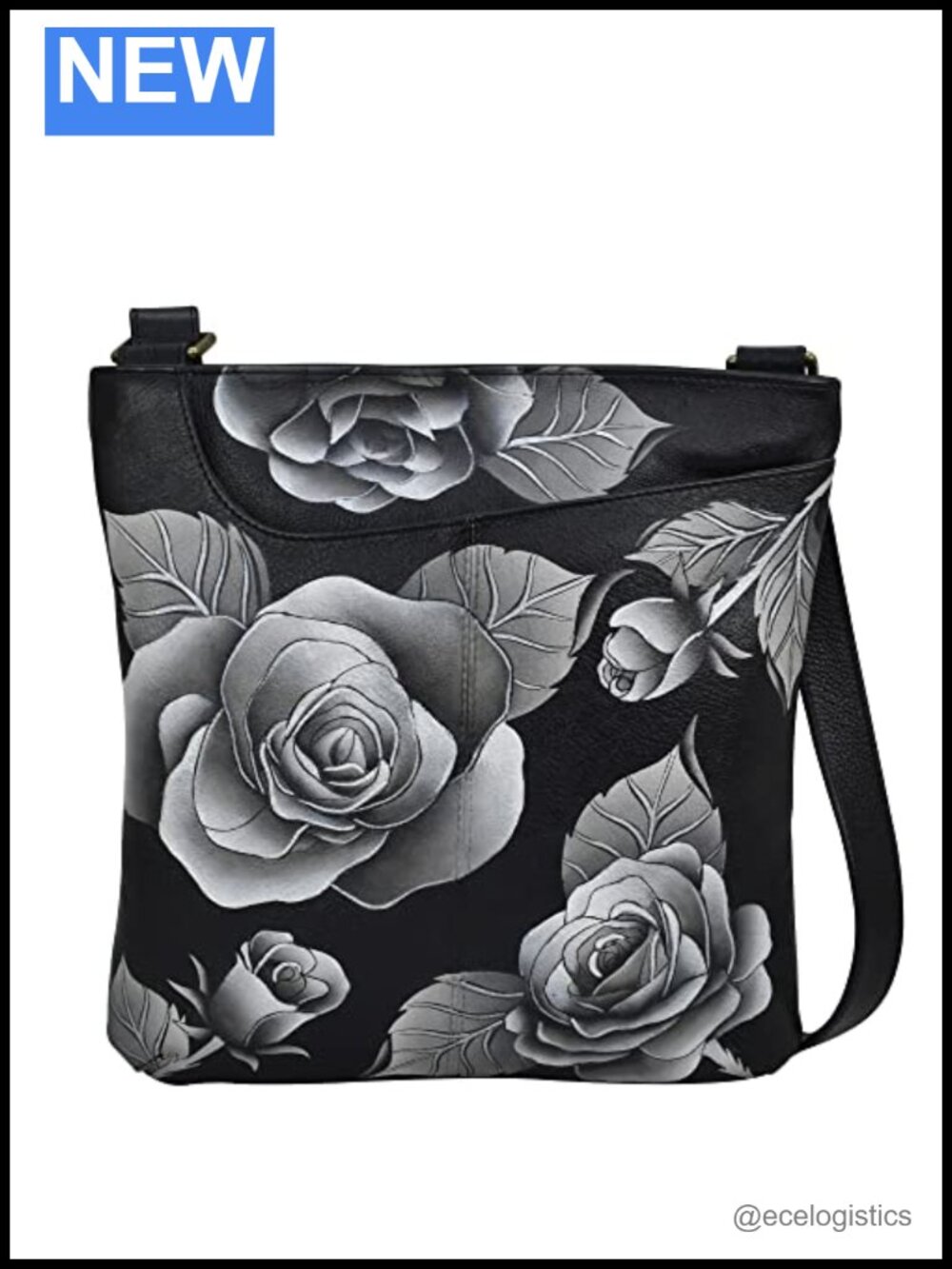 Hand-Painted Crossbody Bag for Women